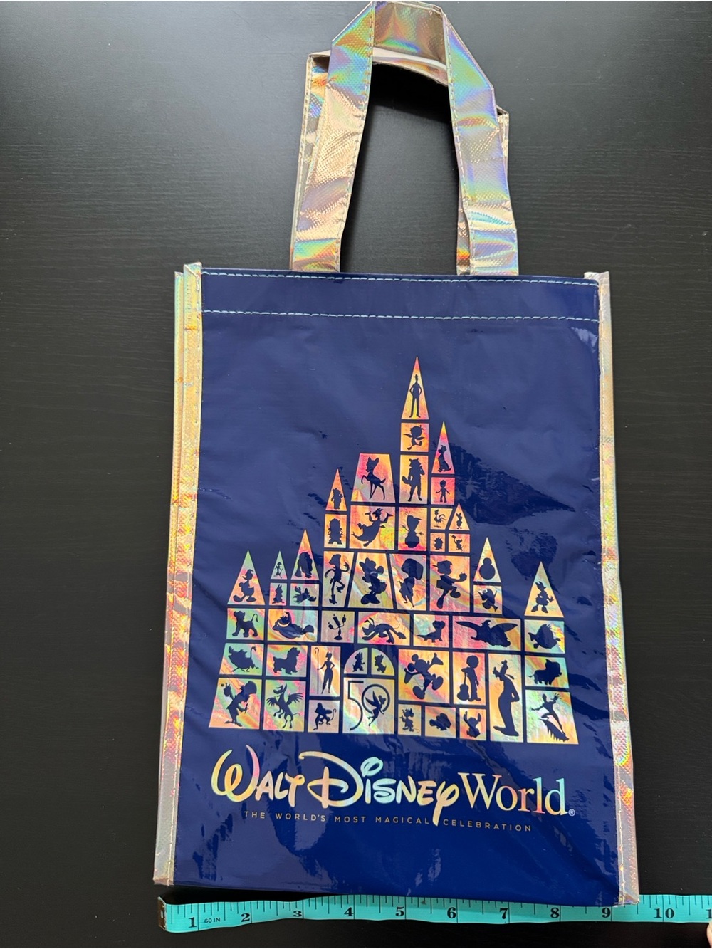 Disney Parks WDW 50th Magical Celebration Medium & Small Reusable Tote Bag New - Picture 7 of 8